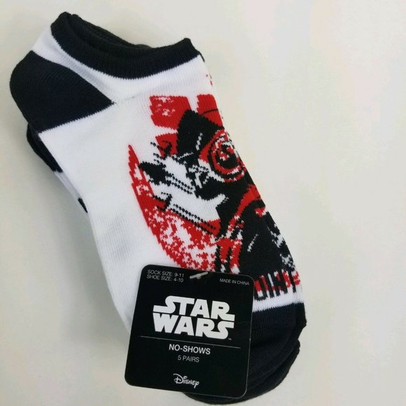 Disney Star Wars Womens No Show Socks Size 9-11 Shoe Size 4-10 BB8 Millennium - Picture 9 of 11